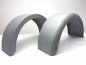 Preview: 2x Anhänger Kotflügel Metall 220x660mm Anhängerkotflügel 22/66