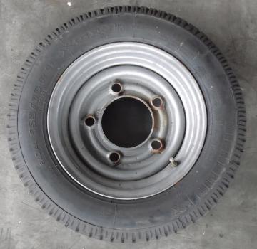 Komplettrad 155/70 R12, LK: 5x160 mm, ML: 112 mm PKW Anhänger, LW Anhänger