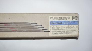 Schweiss Elektroden VEB Finsterwalde Garant blau 4mm, 6 kg, Original DDR Ware