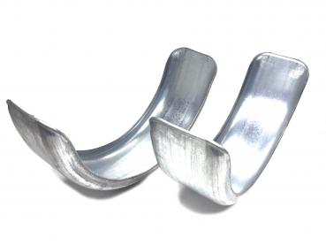 2 Stück - 260 x 800 mm Anhänger Kotflügel Metall  Anhängerkotflügel 26/80