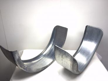 2x Anhänger Kotflügel Metall 220x720mm Anhängerkotflügel 22/72