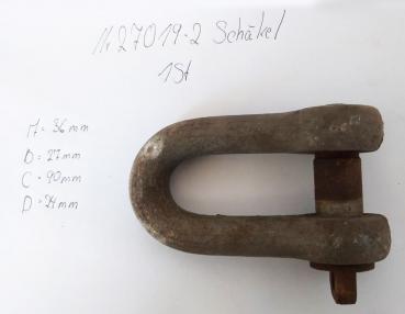 Schwerlast Schäkel 27 mm