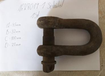 Schwerlast Schäkel 32 mm
