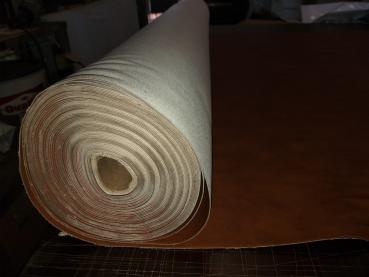 25 Meter Rolle Kunstleder  Braun 1,40 m