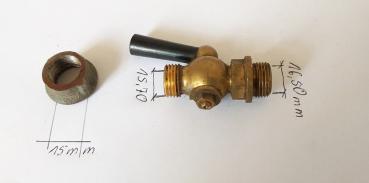 Zapfhahn Absperrhahn Metall 3/8", 3/8-Zoll