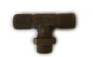 1x T-Einschraubverschraubung Fitting T-Stück M22 x 1.5 (außen/außen/außen) Bremse / Druckluft