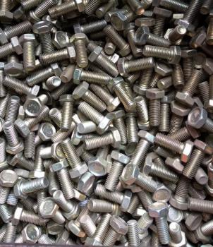 100 Stück Sechskantschrauben M14 x 65 mm - eloxiert