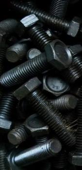 100 Stück Sechskantschrauben M10 x 40 mm - schwarz