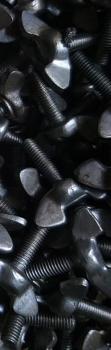 100 Stück Flügelschrauben M6 x 20 mm - schwarz