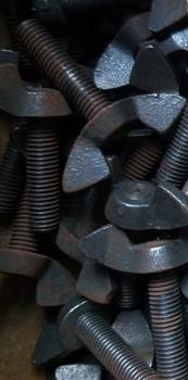10 Stück Flügelschrauben M10 x 40 mm - schwarz