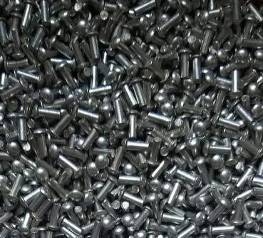 1000 Stück - Halbrundnieten Vollnieten Aluminium 3 x 8 mm DIN7338 B