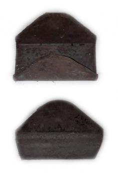 Federschuh Federgleitschuh niedrig 50 mm - ungebohrt