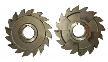 Nutenfräser 2-teilig 125 x 25 x 32 Form A Typ H gekuppelt und verstellbar - TGL 0-1891 - DDR Ostalgie