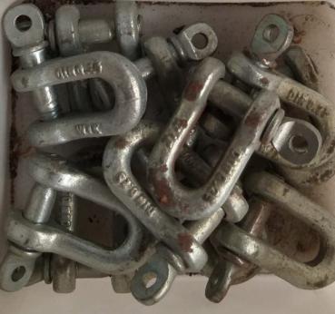 10x Schäkel 8 mm