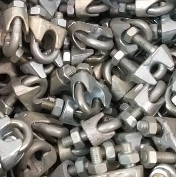 10 Stück Seilklemme 60 mm Bügel Klemme verzinkt