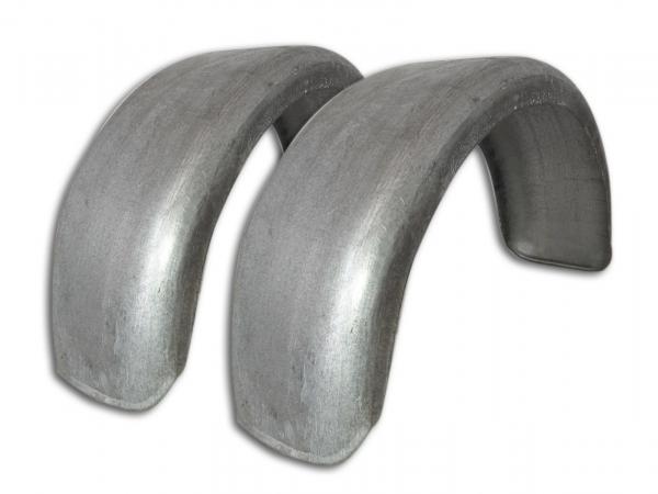 2x Anhänger Kotflügel Metall 240 x 730 mm Anhängerkotflügel 24/73