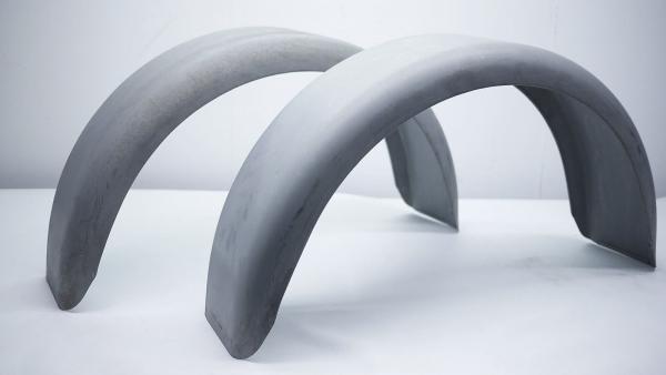 2x Anhänger Kotflügel Metall 200 x 870 mm Anhängerkotflügel
