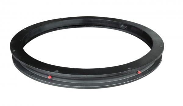 1300 mm Kugellenkkranz, Drehkranz 1300/22 gebohrt [U-Profil] - B-Ware