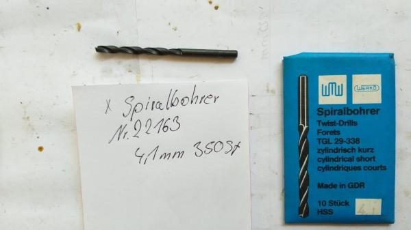 10 Stück - Werkö HSS Metall Spiralbohrer - 4,1mm