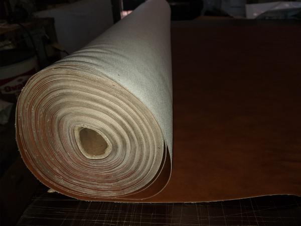 25 Meter Rolle Kunstleder  Braun 1,40 m