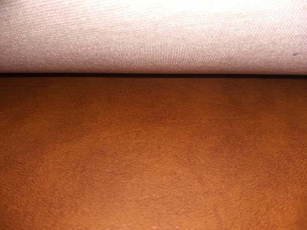 25 Meter Rolle Kunstleder  Braun 1,40 m