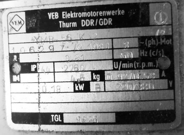 Lüfter LANVR 250 - 0,49 qm/s 2500 U/min DDR Ostalgie