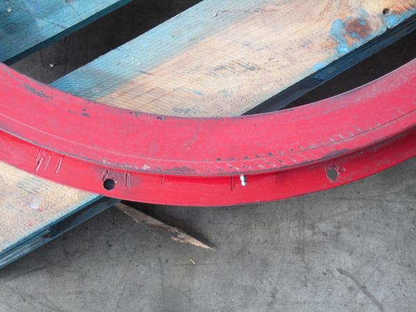 1050 mm Kugellenkkranz, Drehkranz 1050ZG ungebohrt [Z-Profil] - B-Ware