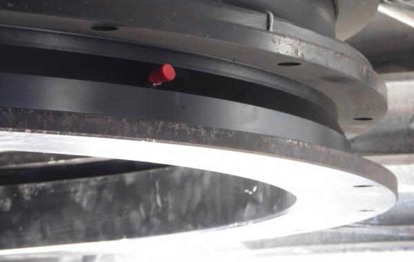 Kugellenkkranz, Drehkranz 1200 mm 90/20-1212 doppelreihig gebohrt [U-Profil] - B-Ware