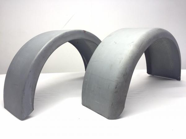 2x Anhänger Kotflügel Metall 220x660mm Anhängerkotflügel 22/66