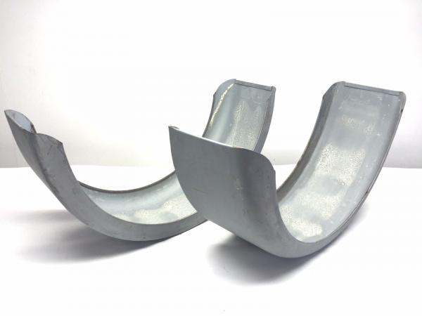 2x Anhänger Kotflügel Metall 220x660mm Anhängerkotflügel 22/66