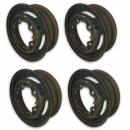 4x VW Käfer Karmann Ghia Stahlfelgen Felgen 4.5J x 15 H2 , 4 1/2J x 15 H2, 5x205