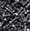 100 Stück Zylinderschraube mit Schlitz M6 x 16 mm - schwarz