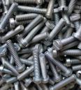 100 Stück Zylinderschraube mit Schlitz 6 x 30 mm - galvan.